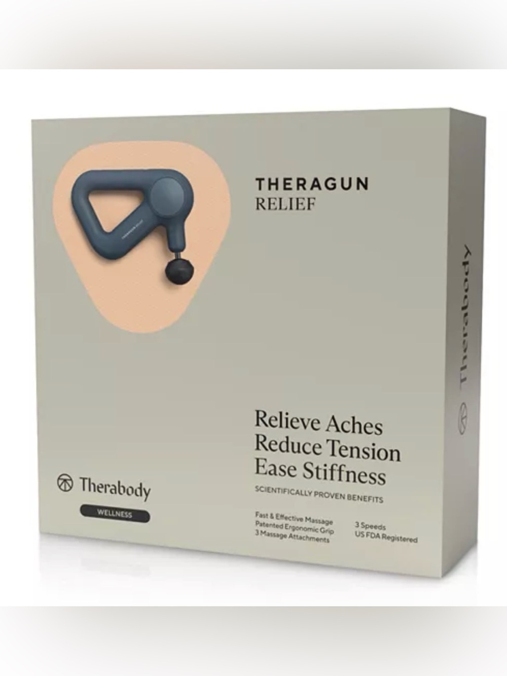 Therabody Theragun Relief Percussion Massager - Slate Blue